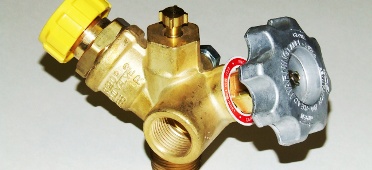 Tank service valve used for propane vapor systems